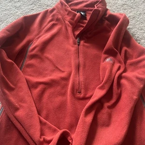 Maglione Nike ACG vintage donna piccolo rosso vestibilità termica pile quarto zip - Foto 1 di 7