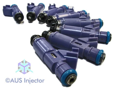Set of 8 HIGH FLOW High Impedance Fuel Injectors 630 cc - 60 lbs. [004820-8-0] - Image 1 of 4