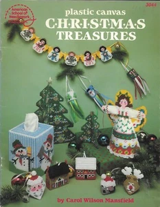 Plastic Canvas Pattern Booklet-CHRISTMAS TREASURES-By Carol Wilson Mansfield - Picture 1 of 2