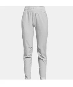 NWT Under Armour STORM Squad Warm Up Pants Girls YMD Light Grey - Picture 1 of 8