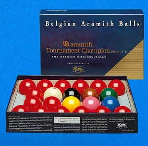 Aramith Pro Cup Tournament Champion Snooker Pool Ball Set - Picture 1 of 1