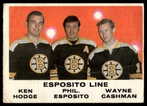 1970-71  O-Pee-Chee Ken Hodge/Phil Esposito/Wayne Cashman Boston Bruins #233 - Bild 1 von 2