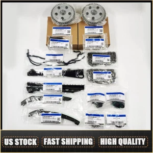 Piñón Phaser del árbol de levas, tensor de distribución, guías, kit de cadena para Ford 5,4 L - Imagen 1 de 9
