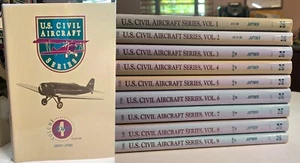 "U.S. Civil Aircraft Series" complete set of 9 volumes in great condition (I5-6) - Imagen 1 de 14