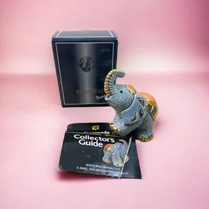 Rinconada Design Rinca Babies Collection #1704 Elefant Blau Gold & Platin - Bild 1 von 17