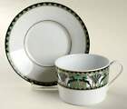 Porcelaine Trianon Ariel Green Cup & Saucer 1843220