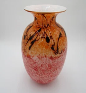 Large 15.5" Original Studio Art Glass Vase by Dynasty Gallery EXCELLENT - Imagen 1 de 7