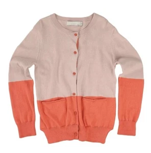 Stella McCartney Kids Size 10 Lauren Cardigan Sweater Pink / Coral - Picture 1 of 3