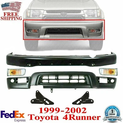 Передний загрунтованный бампер + балдахин + фары + кронштейны для 1999-2002 Toyota 4Runner - Изображение 1 из 4