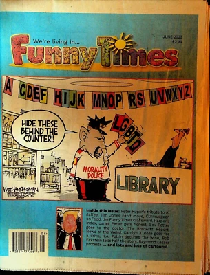 Funny Times Magazine June 2023 Al Jaffee LGBTQ Library - Image 1 of 2