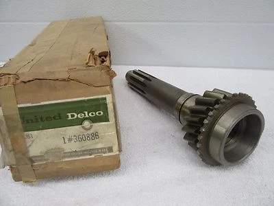 Eje de entrada de transmisión de 4 velocidades Chevrolet serie 50-960 1962-1967 360886 3787254 dp nuevo de lote Foto 1 de 4