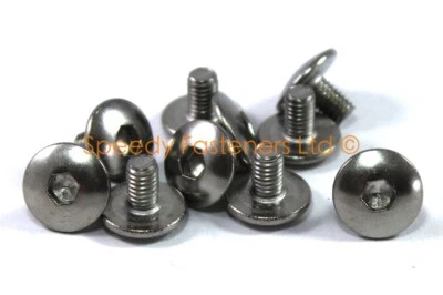 Honda Stainless Motorcycle Fairing Pan Head Allen Key Bolts m5 x 8mm - 10 Pack — 第 1/3 张图片