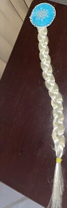 DISNEY FROZEN ELSA HAIR CLIP BRAID SHIMMERING SUPER CUTE!! - Picture 1 of 4