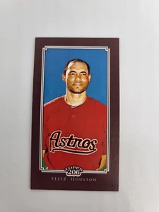 1/1 CAROLINA BRIGHTS MAROON BLANK BACK RARE 2010 Topps T206 PEDRO FELIZ ASTROS - Picture 1 of 2