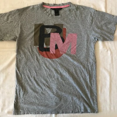 MARC JACOBS T-SHIRT GRAY UNISEX MEN'S T-SHIRT SMALL SIZE W/ GRAPHIC PRINT - Image 1 of 4