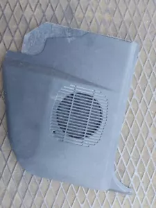 GENUINE BMW E30 TRIM FRONT PANEL LEG ROOM SPEAKER COVER BLACK RIGHT SIDE LHD OEM - Foto 1 di 4