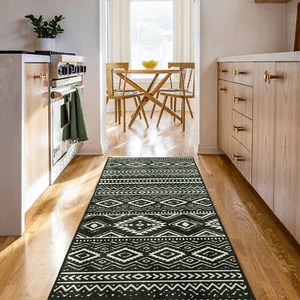 Bieżnik dywanowy Björn&Schiller 60x180cm antypoślizgowy dywan korytarzowy czarny - Zdjęcie 1 z 8