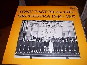 TONY PASTOR AND HIS ORCHESTRA 1944-1947-LP-NM-CIRCLE LABEL - Picture 1 of 2