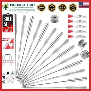 50pcs Assorted Home Sewing Machine Needles Craft for Brother Janome Singer Tool - Picture 1 of 10