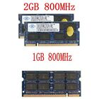 4GB (2pcs 2GB) / 1G PC2-6400S DDR2 800MHz Non ECC Laptop Memory For NANYA LOT UK
