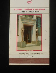 1950er Eingang The Huron County Banking Company Since 1881 Norwalk OH Huron Co - Bild 1 von 1