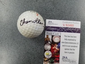 CHANDLER HARPER Signed Golf Ball JSA Cert of Authentication - Picture 1 of 3