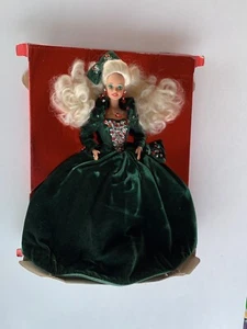 Weihnachten Mattel Happy Holidays 1991 Special Edition Barbie Puppe 12 Zoll - Bild 1 von 8