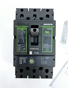 Noark M1N70T3L Molded Case Circuit Breaker - 3 Pole - 600V - 70 Amp - Bild 1 von 8