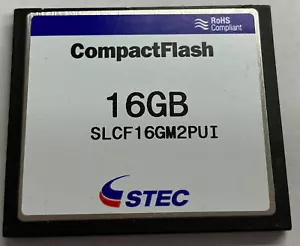 16GB SLCF16GM2UI STEC Industrial Grade Temp Compact Flash CF Card -40C to +85C - Picture 1 of 2