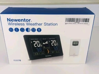 Newentor Weather Station Wireless Digital Indoor Outdoor Thermometer (FJ3378) - Image 1 of 4