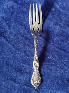 LES CING FLURS 6" GEBÄCKGABEL - Schilf & Barton Sterling - Bild 1 von 4