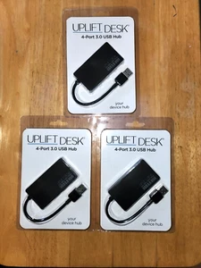 Lot of 3 Uplift Desk 4 Port 3.0 USB Hub New Fast shipping - Picture 1 of 2