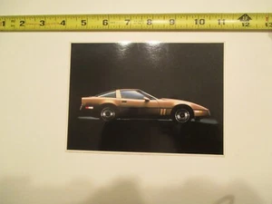 1983 Corvette Chevy Chevrolet Automobiles Postcard Oversized - Picture 1 of 2