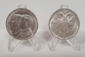 30 Drachmen 1964 König Konstantin II. und Anne Marie Silbergedenkmünze #KM 87 - Bild 1 von 2