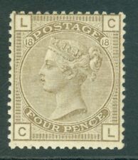 SG 160 4d grey-brown plate 18. Lightly mounted mint CAT £450