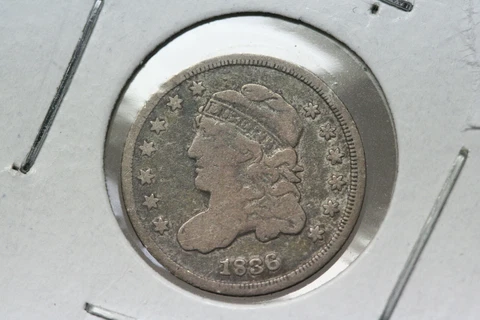 1836 Capped Bust Half Dime Cover