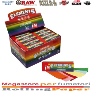 PUNTAS DE FILTRO ELEMENTOS FILTRI EN CARTA ARCO IRIS Delgado Perforado 50 Blocchetti - Imagen 1 de 2