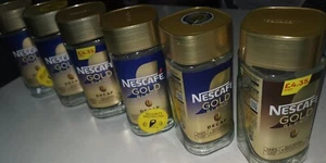 Nescafé Gold Mischung 100g Fassungsvermögen leere Gläser x6 - Bild 1 von 13