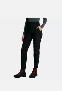HFX Women Winter Tech Side Zipper High Waist Water Resistant Pants Black size S - Picture 1 of 9