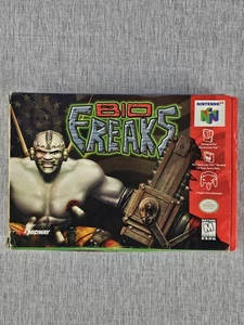 Bio Freaks Nintendo 64 N64 CIB Spiel Box Handbuch Poster Beilagen BioFreaks Open Box - Bild 1 von 17