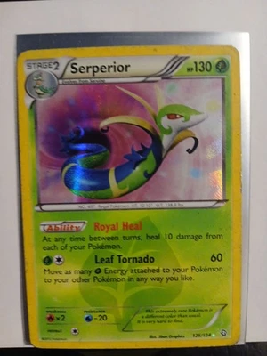 Serperior 125/124 Dragons Exalted Secret Rare Pokémon TCG Card USA English - Image 1 of 4