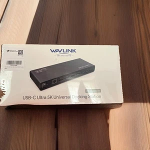 Wavlink WL-UG69DK1 USB-C Ultra 5K Universal Docking Station - Black - Picture 1 of 2