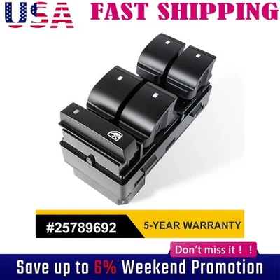 Interruptor de puerta Master Power Window para Chevrolet Silverado 1500 2007-2013 NUEVO Foto 1 de 4