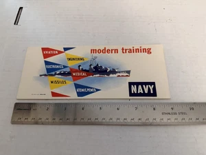 Blotter de tinta de entrenamiento moderno de la Marina 1957 aviación de energía atómica - Imagen 1 de 3