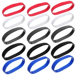  50 Pcs Silikon Armbänder Silicone Stretchy Bracelet Gummiarmbänder - Bild 1 von 12