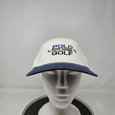 De colección Polo Ralph Lauren Golf 7 Paneles Ajustable Años 90 Sombrero Preppy Diseñador Usado Foto 1 de 4