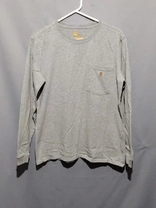 CARHARTT Sweatshirt Youth L 12-14 Relaxed Fit LightweighCrewneck Pullover Gray - Picture 1 of 3