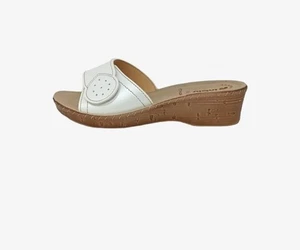 Inblu 2690, Ciabatte Donna con Discreto Inserto a Strappo - Bianco, Blu - Imagen 1 de 15