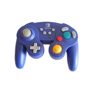Controlador inalámbrico Bluetooth Nintendo Switch Power A GameCube púrpura índigo  - Imagen 1 de 6