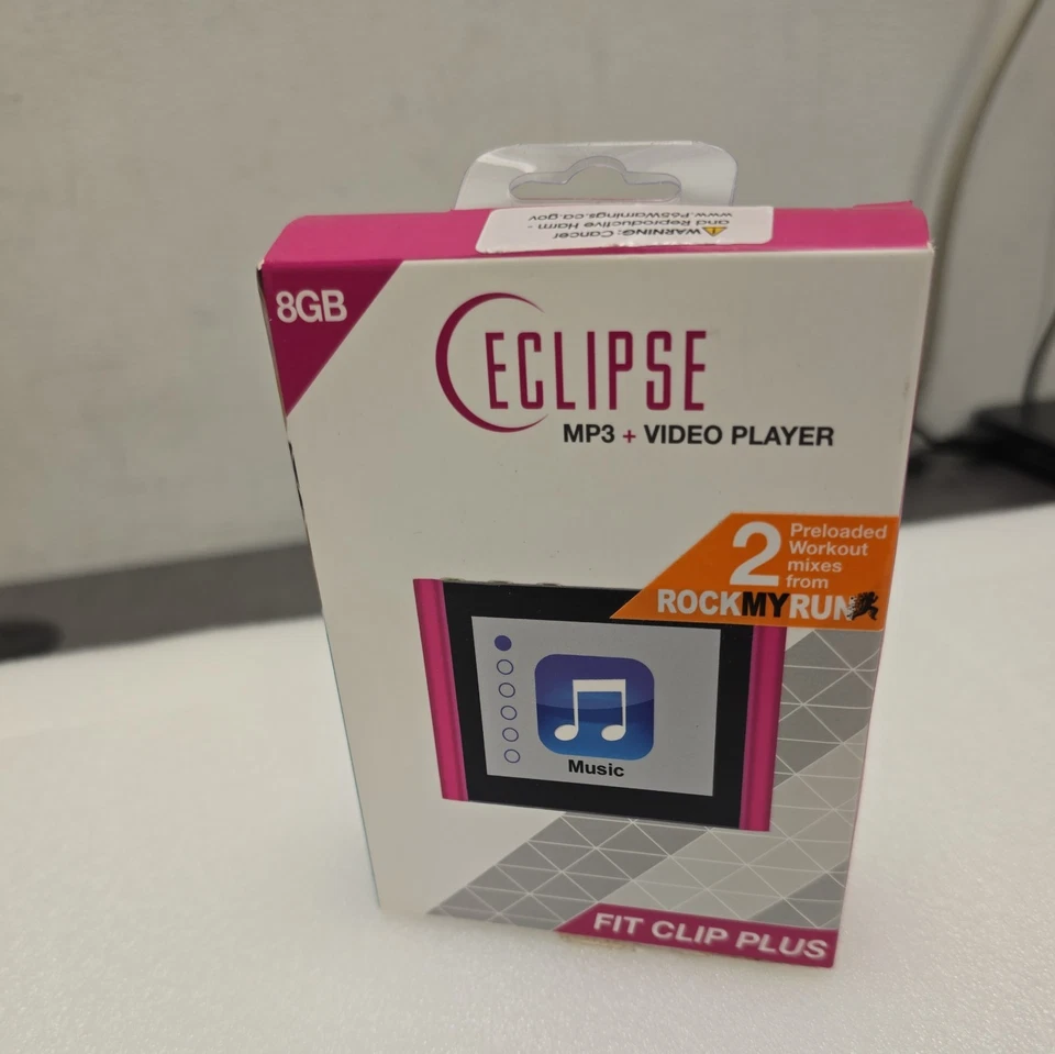 Reproductor MP3 Eclipse Red Clip serie V180 (8 GB) NUEVO EN CAJA Foto 1 de 2
